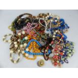 Selection of Mid century costume jewellery