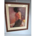 Michael Austin - Print of a nude lady