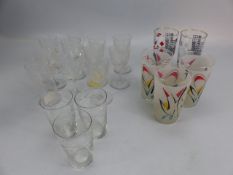 Selection of Antique glassware