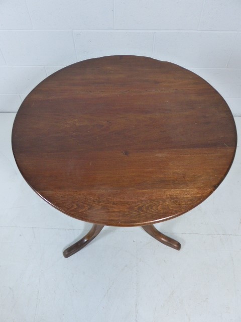 Georgian mahogany tilt top table - Image 3 of 4