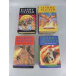 Harry Potter Vintage books. To include 'Order of the Phoenix', 'The Deathly Hallows', 'The Half