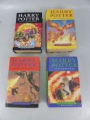 Harry Potter Vintage books. To include 'Order of the Phoenix', 'The Deathly Hallows', 'The Half