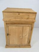 Antique pine writing desk