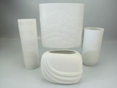 Rosenthal Studio Linie four pieces of pottery. Some signed