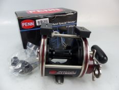 Boxed Penn fishing reel, 4/0 Left hand Special Senator 113H2LH