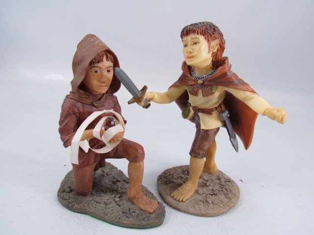 Lord of the Rings Collectables - Four unmarked figures of the hobbits. - Image 3 of 6