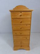Tallboy chest of seven drawers