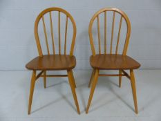 Ercol pair of blonde chairs