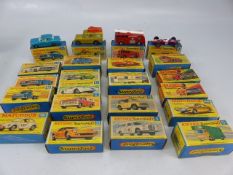 A collection of Matchbox Superfast Series die-cast models to include numbers 62,23,19,41,48,55,25,