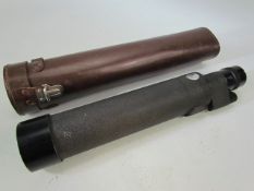 Nikel Marburg spotting scope in original leather case