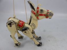 Toy collectors: Vintage Metal play worn Muffin the Mule puppet