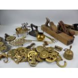 Selection of vintage planes and tools to include some brass