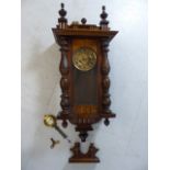 Small Mahogany Wall clock