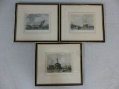 Three aquatints by W Finden