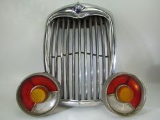 Riley 1.5 car grill along with two back lights