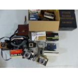 Selection of vintage camera's to include Polaroid, Pentax, Revere etc along with a large selection