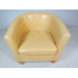 Cream coloured tub chair