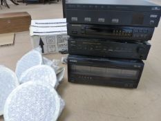 Systemline Home Entertainment system along with Marantz Receiver, TEAC amplifier and a Pioneer