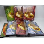 The Lord of the Rings - Trading card Ring Binders. Seven in total mostly all full