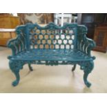 White House Rose Garden Kramer Bros style Cast iron Bench