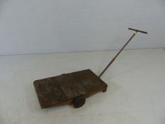 Vintage Trolley with metal handle