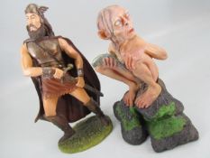 The Lord of the Rings The Two Towers - A Sideshow Weta model of Smeagol along with one other