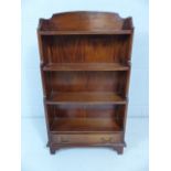 Antique waterfall style bookcase