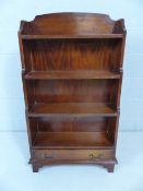 Antique waterfall style bookcase