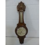 Mahogany cased barometer