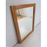 Portrait/Landscape oak framed mirror