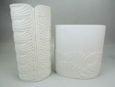 Rosenthal Studio Linie vases. Each decorating in the Nouveau design