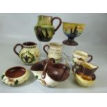 Small selection of Torquay ware