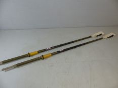 Pair of Oars used to cross the Atlantic Ocean. 'The 2011 Atlantic challenge' - The Corinthians