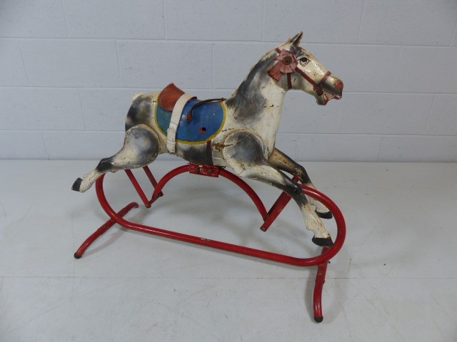 Meccano style rocking horse