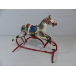 Meccano style rocking horse