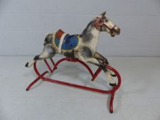 Meccano style rocking horse
