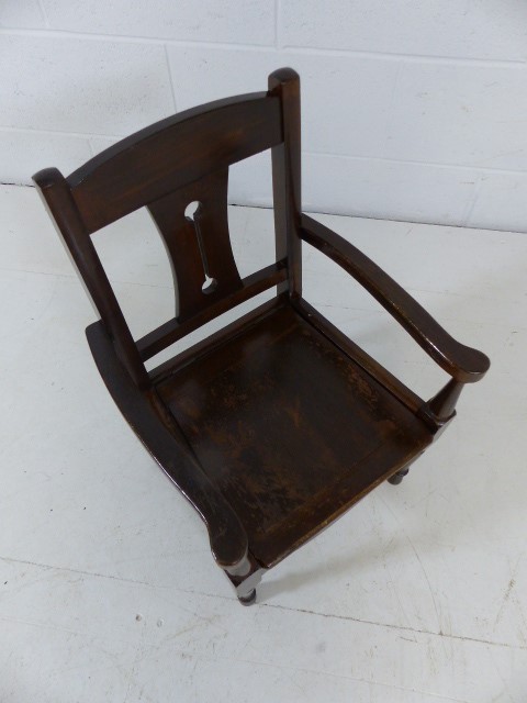 Mid Victorian childs commode chair - Image 2 of 3