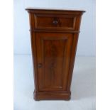 Victorian marble-topped pot cupboard