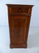 Victorian marble-topped pot cupboard