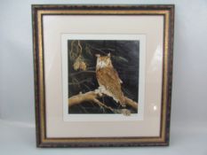 Limited Edition 35/250 by Neil Patey "Eagle Owl"