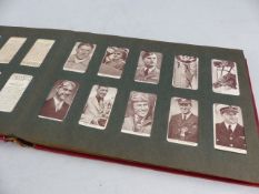 Album of Cigarette cards to include collections of Garden Hints (1-50); Kings of speed; Railway