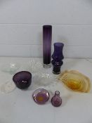 Selection of glassware to include Holmegaard