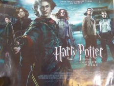 British Quad posters of Harry Potter and the Goblet of Fire and Mrs Henderson Presents.