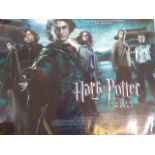 British Quad posters of Harry Potter and the Goblet of Fire and Mrs Henderson Presents.