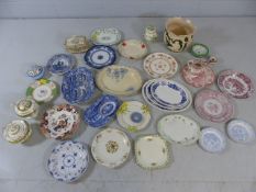 Large collection of assorted vintage decorative ceramics to include Dresden, Spode, Wedgwood,