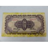 The Bank of Territorial Development - Shanghai 5 dollars dated dec 1st 1914. No S0049326