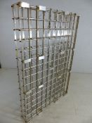Large aluminium wine rack