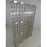 Large aluminium wine rack