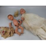 Pedigree vintage doll along with one other