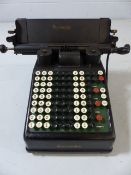 Vintage Burroughs Mechanical Adding Machine